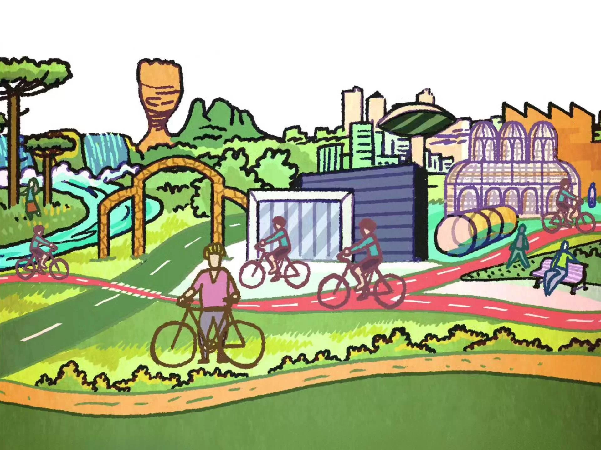Programação visual do Paraná Bici Ciclomobilidade e Cicloturismo