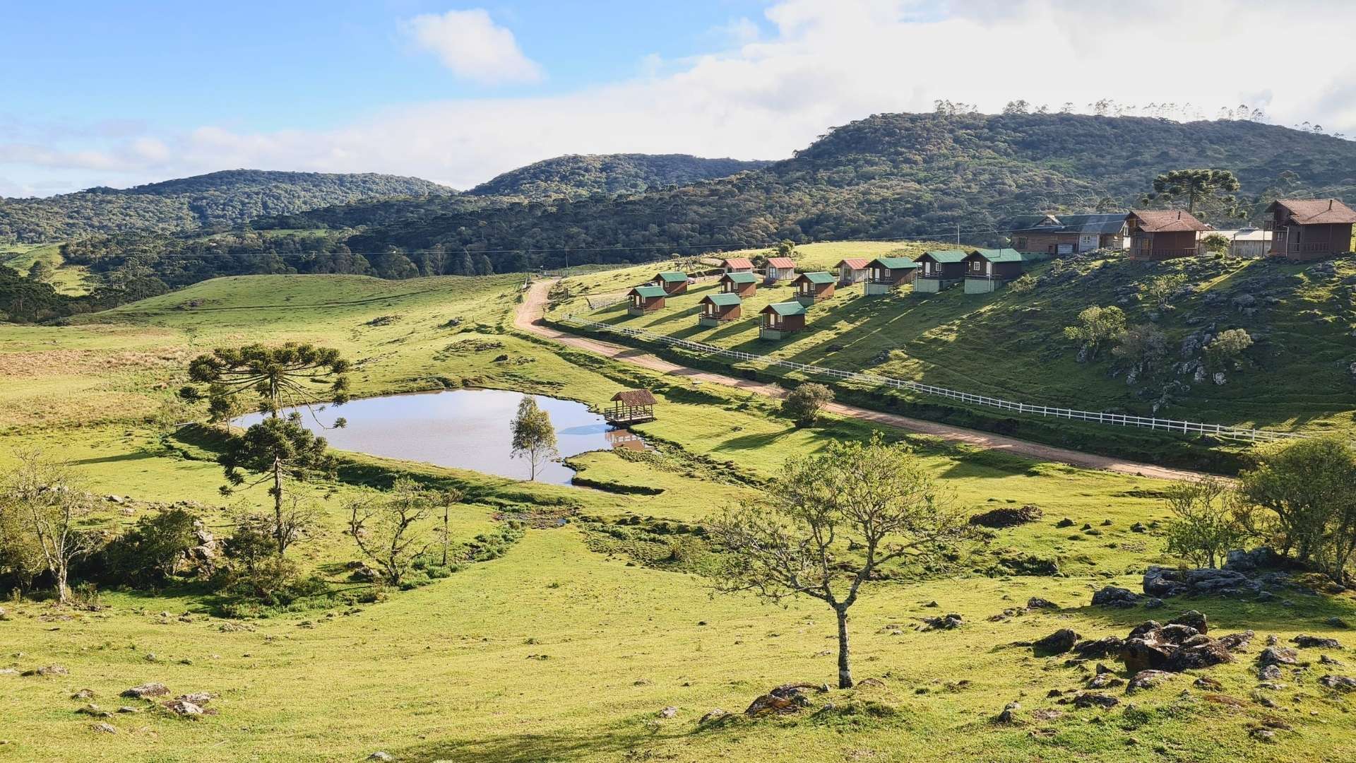  Paisagem no Costão do Cambará no Cicloturismo e Tradição na Rota dos Tropeiros.