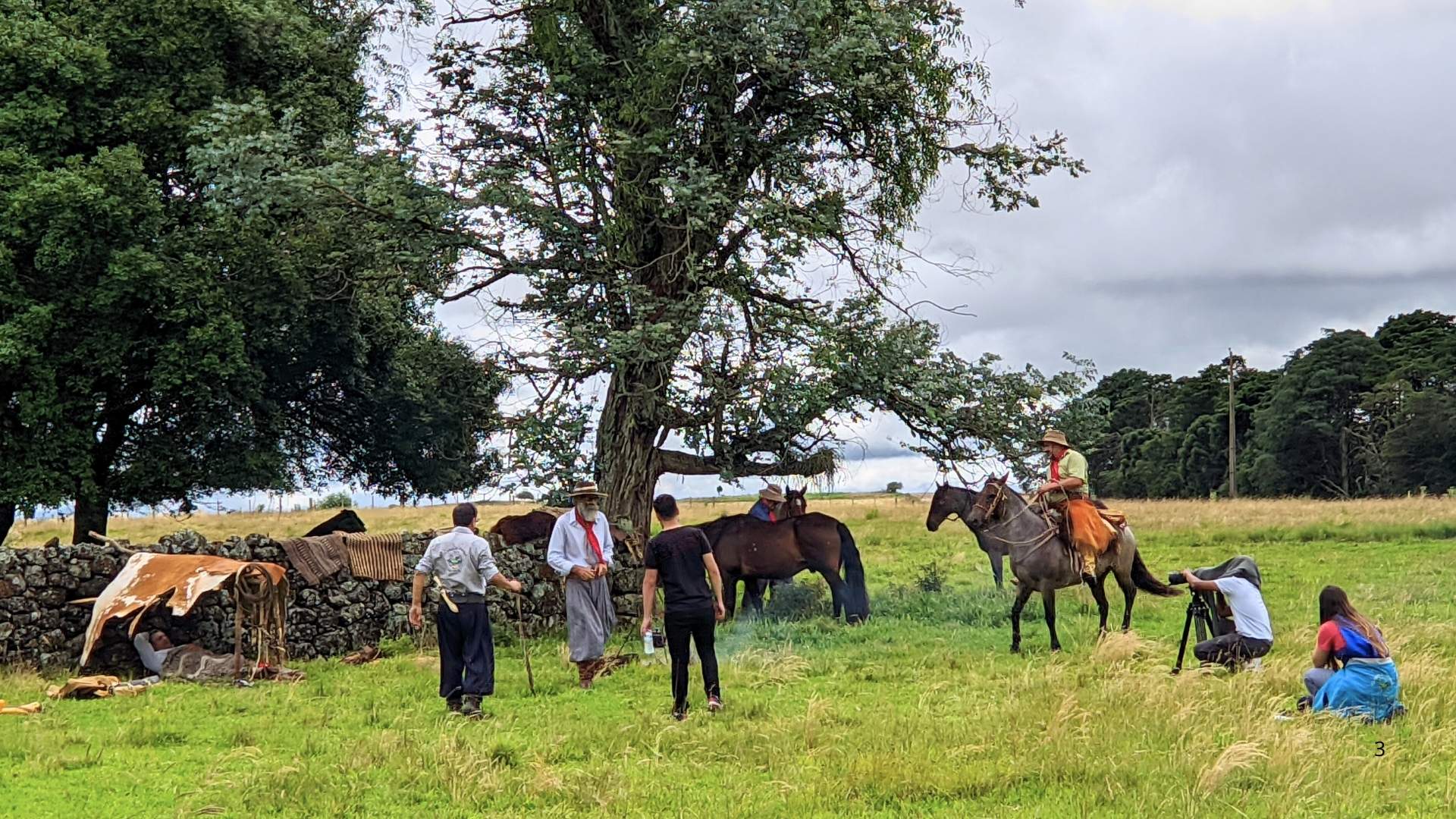 Acampamento tropeiro na Fazenda do Socorro e o Documentário na Rota dos Tropeiros Gaúcha. O Filme.